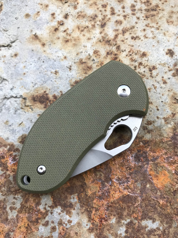 KUBEY KU66 D2 EDC G10 Handle MiNi Folding Knife