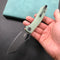 KUBEY  KU310D Drake edc Folding Knife Jade G10 Handle Dark Stonewahsed  D2